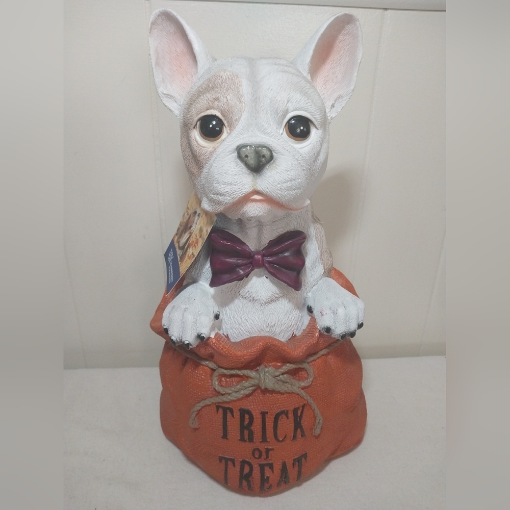 Humane Society US French Bulldog Trick or Treat Bag Halloween Fall Decoration